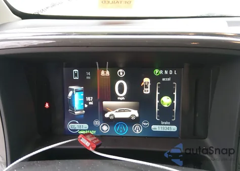 2012 Chevrolet Volt z USA, uszkodzony, nr VIN 1G1RD6E4XCU104298